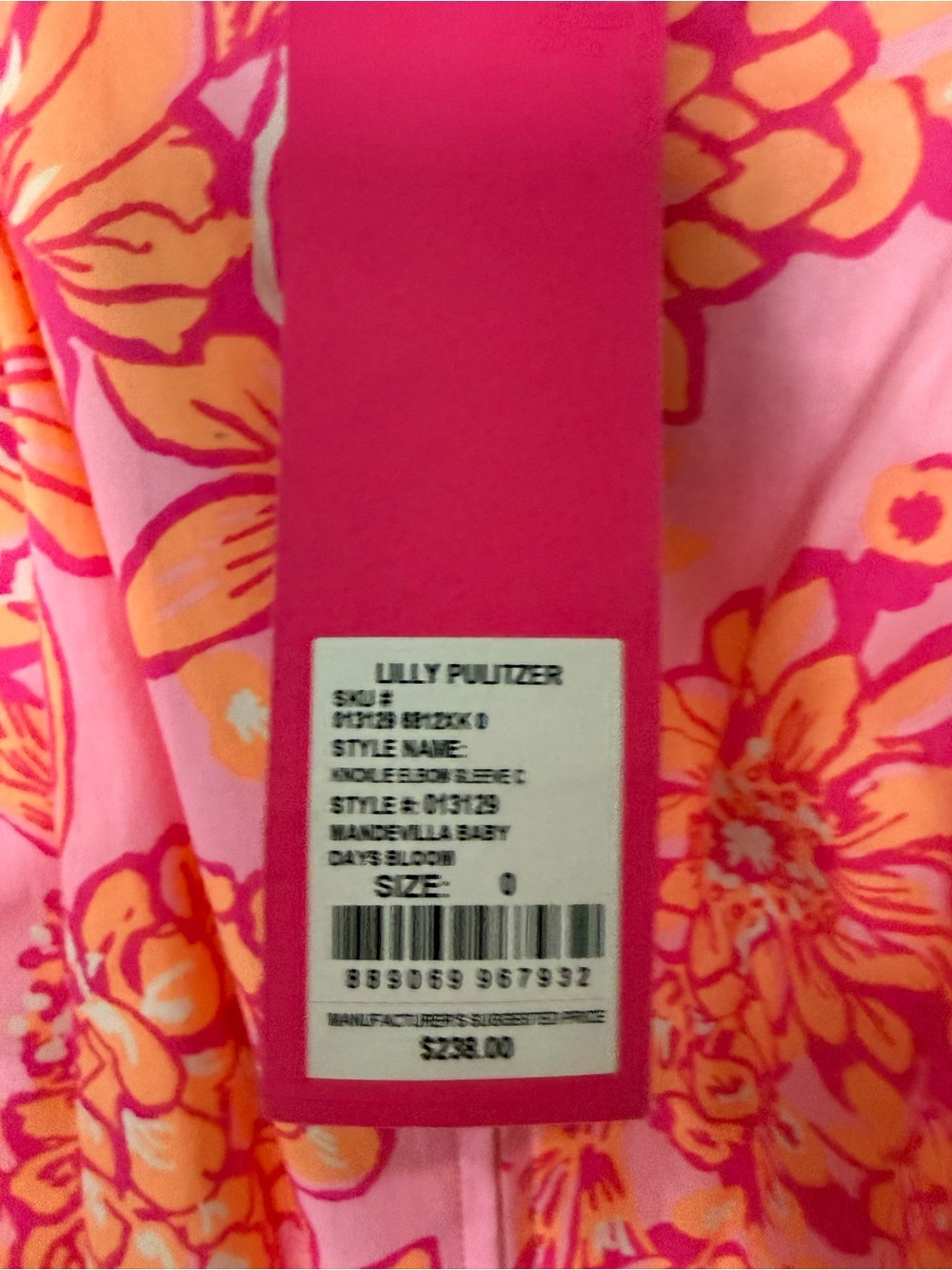 🌺NWT Lilly Pulitzer Knoxlie Dress Mandevilla Baby Days Bloom 🌺 - Picture 4 of 6